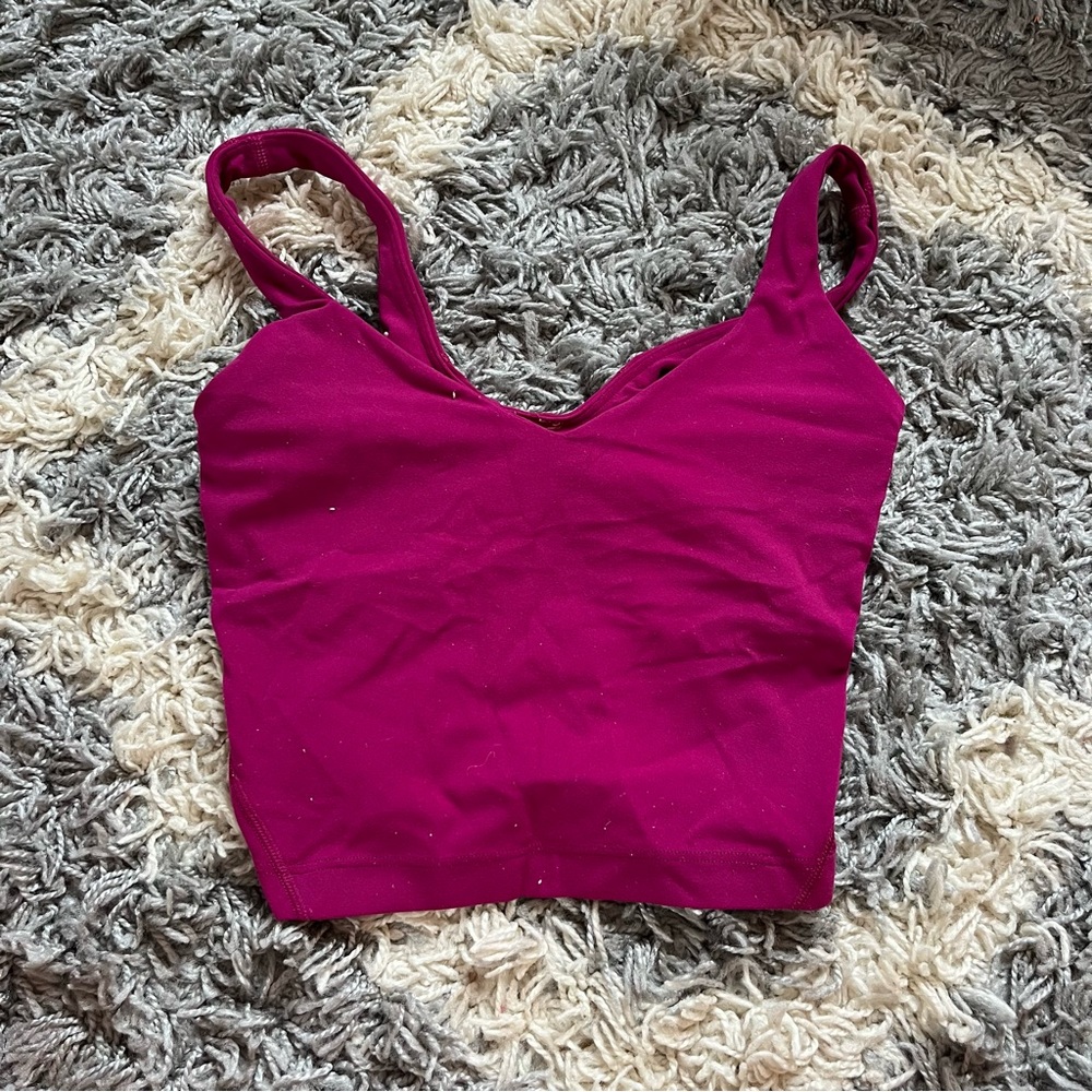 Lululemon Ripen Raspberry Align Tank